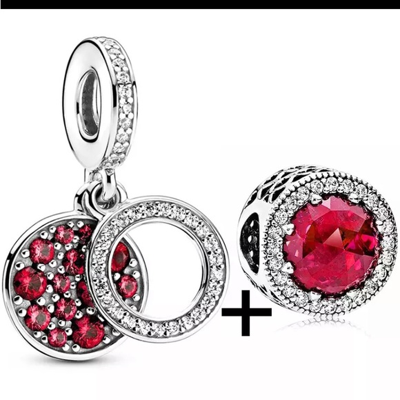 ❤️SPARKLING RED DOUBLE DANGLE & RED GEM SINGLE SPARKLER❤️SPECIAL OFFER BELOW❤️ - Picture 1 of 8